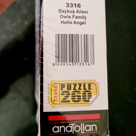 NEW Anatolian Owls Coloring Jigsaw Puzzle Still Wrapped - Picture 7 of 7